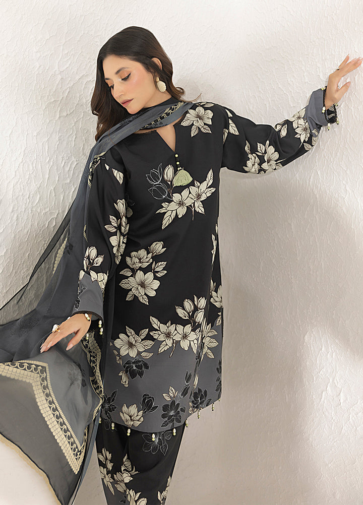 Salitex Printed Lawn Silk Suits Unstitched 3 Piece SUNS7ASI290UT - Summer Collection