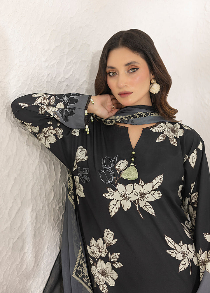 Salitex Printed Lawn Silk Suits Unstitched 3 Piece SUNS7ASI290UT - Summer Collection