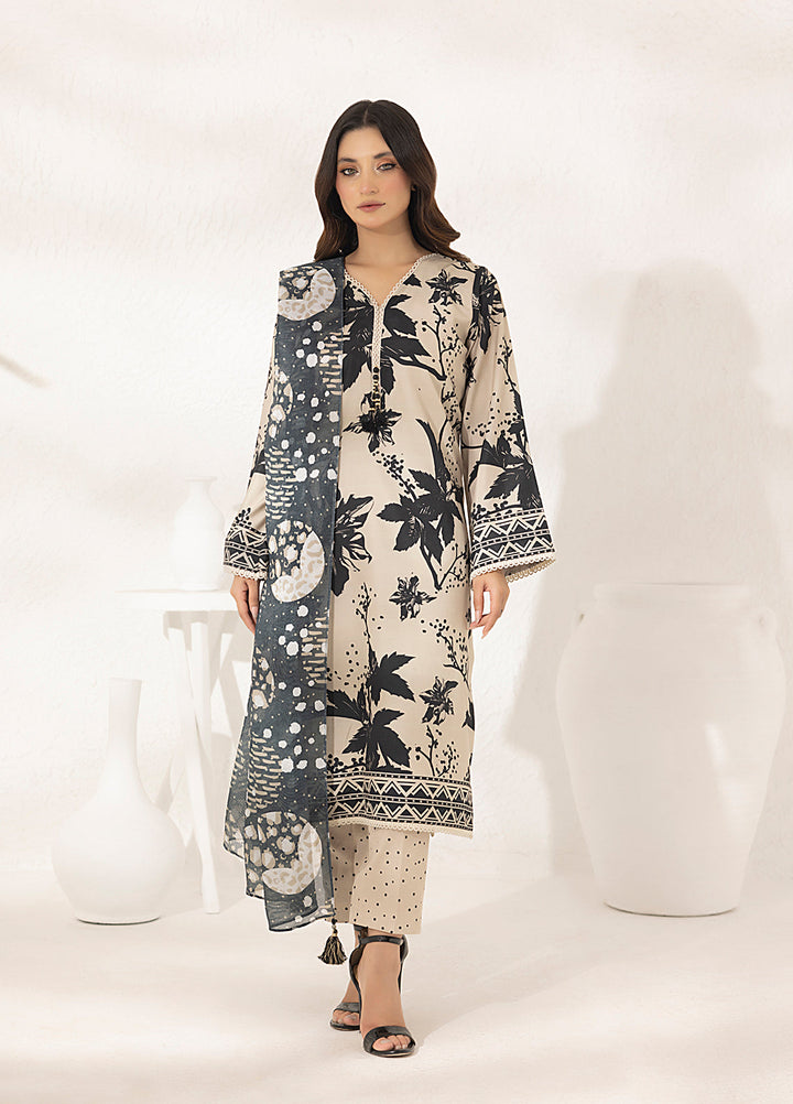 Salitex Printed Lawn Silk Suits Unstitched 3 Piece SUNS7ASI291UT - Summer Collection