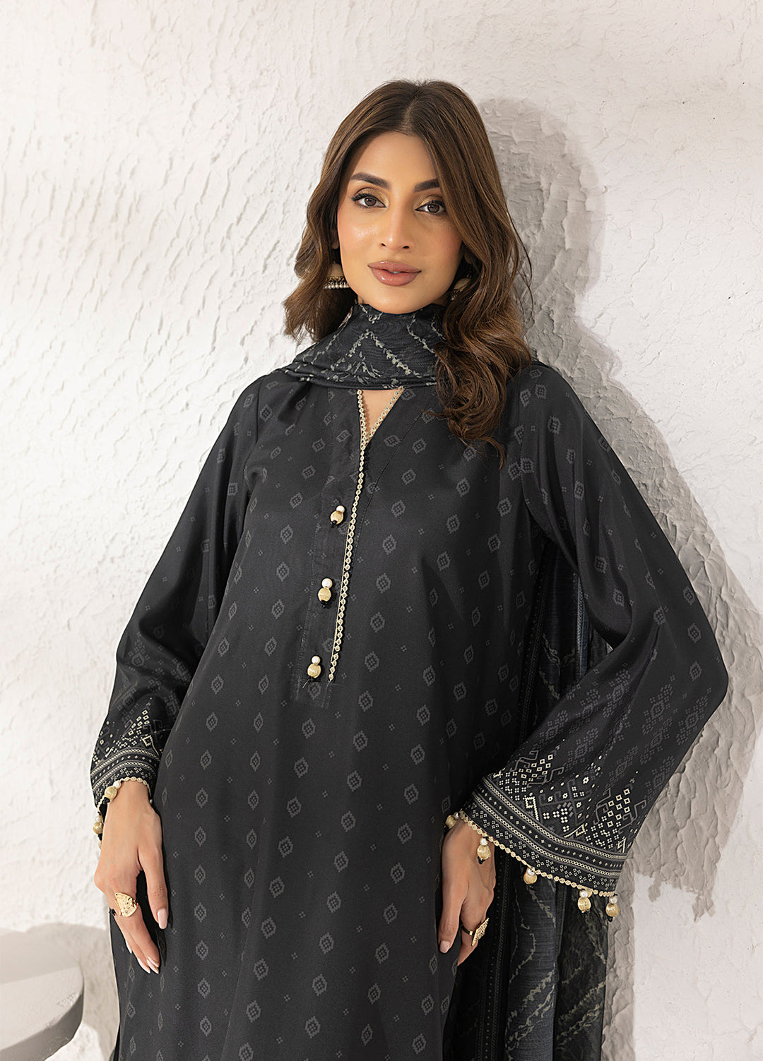 Salitex Printed Lawn Silk Suits Unstitched 3 Piece SUNS7ASI292UT - Summer Collection