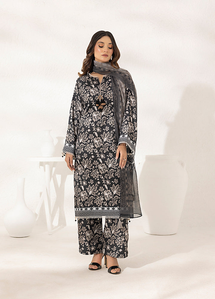 Salitex Printed Lawn Silk Suits Unstitched 3 Piece SUNS7ASI299UT - Summer Collection