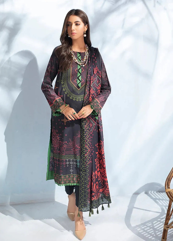 Salitex Printed Lawn Suits Unstitched 3 Piece IP-00069UT - Festive Collection
