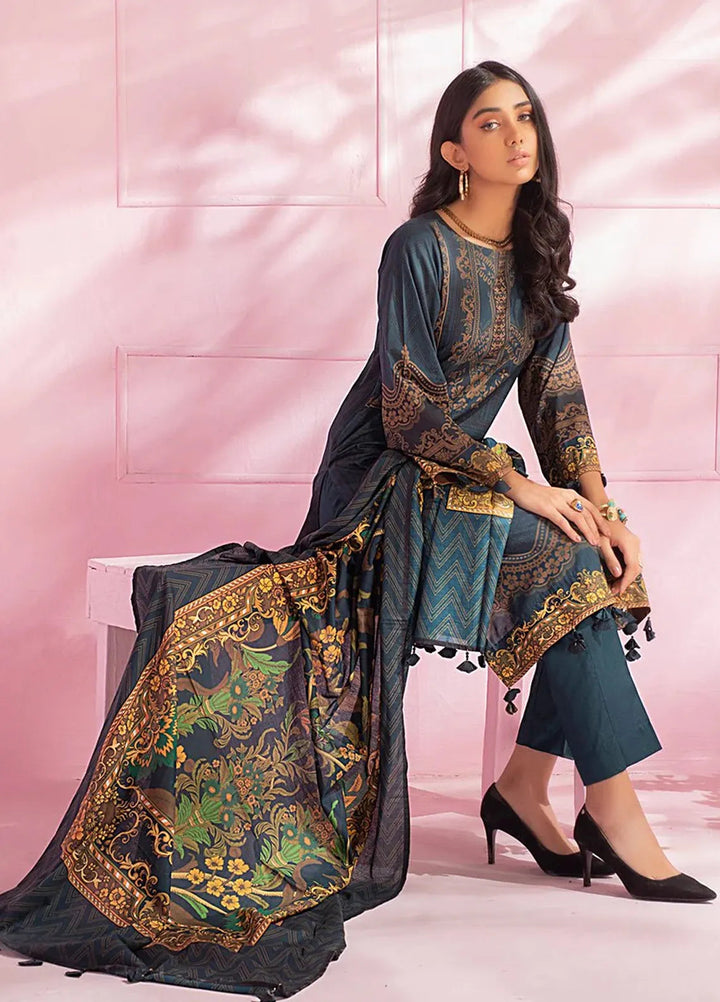 Salitex Printed Lawn Suits Unstitched 3 Piece IP-00077UT - Festive Collection