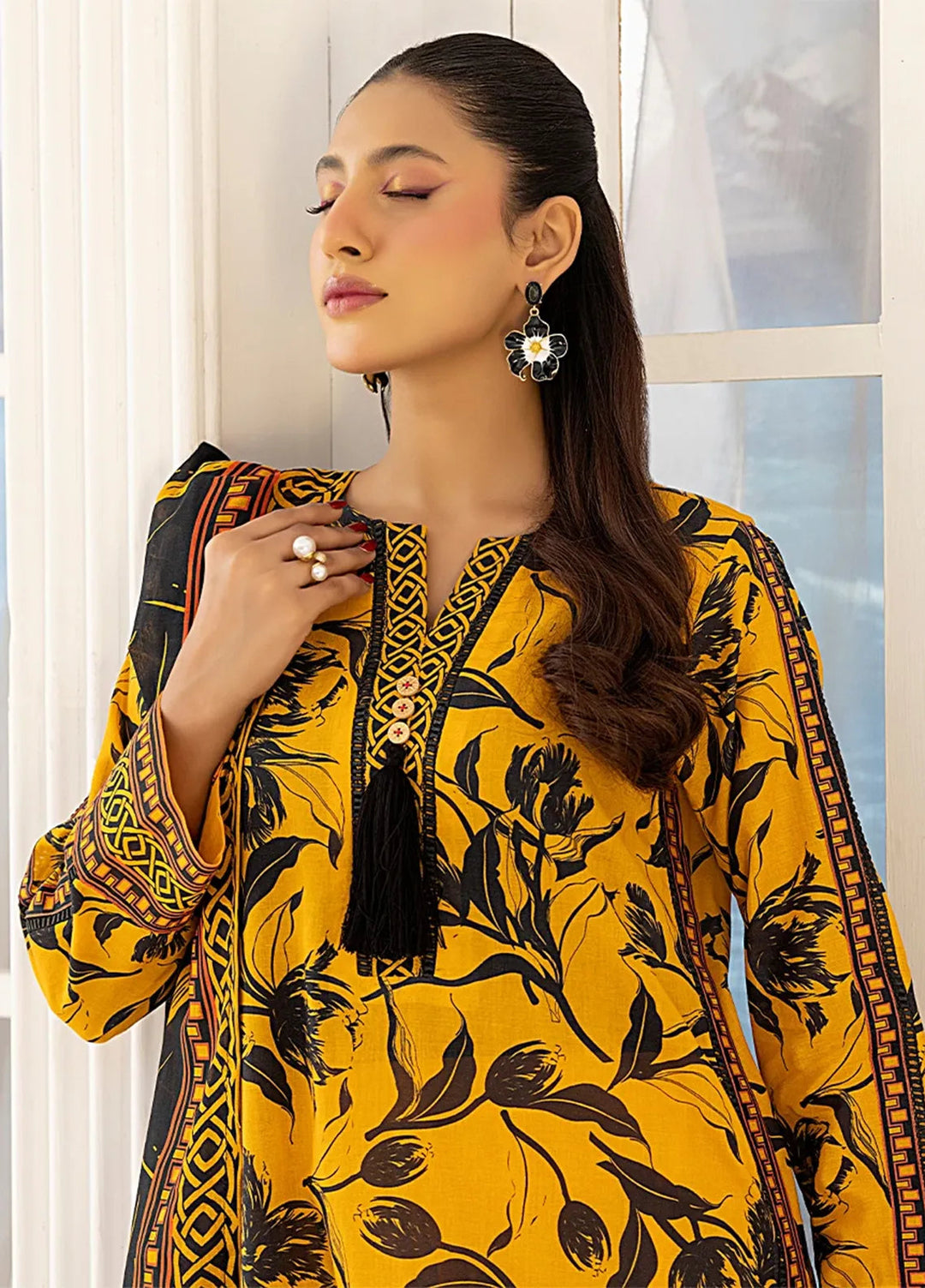 Salitex Printed Lawn Suits Unstitched 3 Piece SSW63UP061UT - Summer Collection