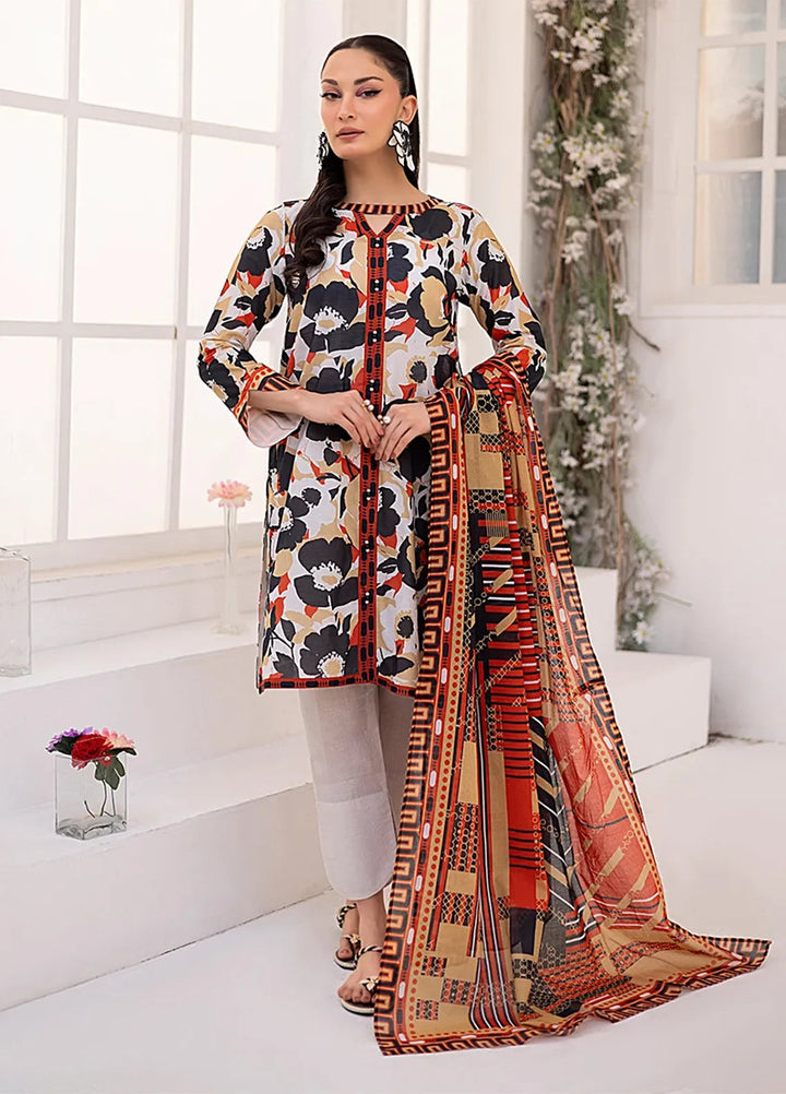 Salitex Printed Lawn Suits Unstitched 3 Piece SSW63UP063UT - Summer Collection