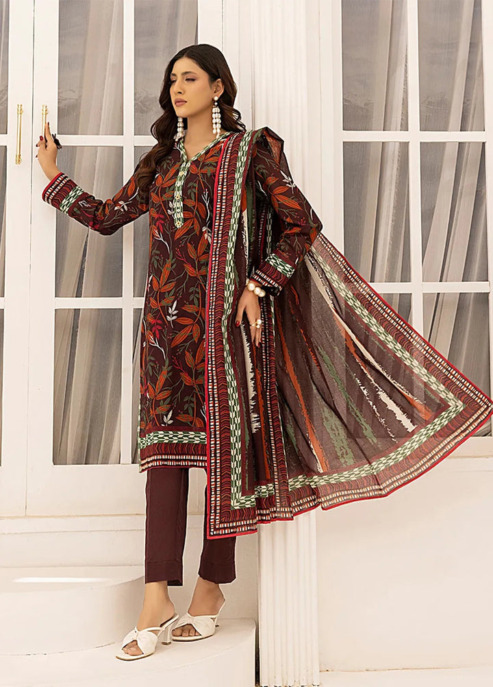 Salitex Printed Lawn Suits Unstitched 3 Piece SSW63UP066UT - Summer Collection