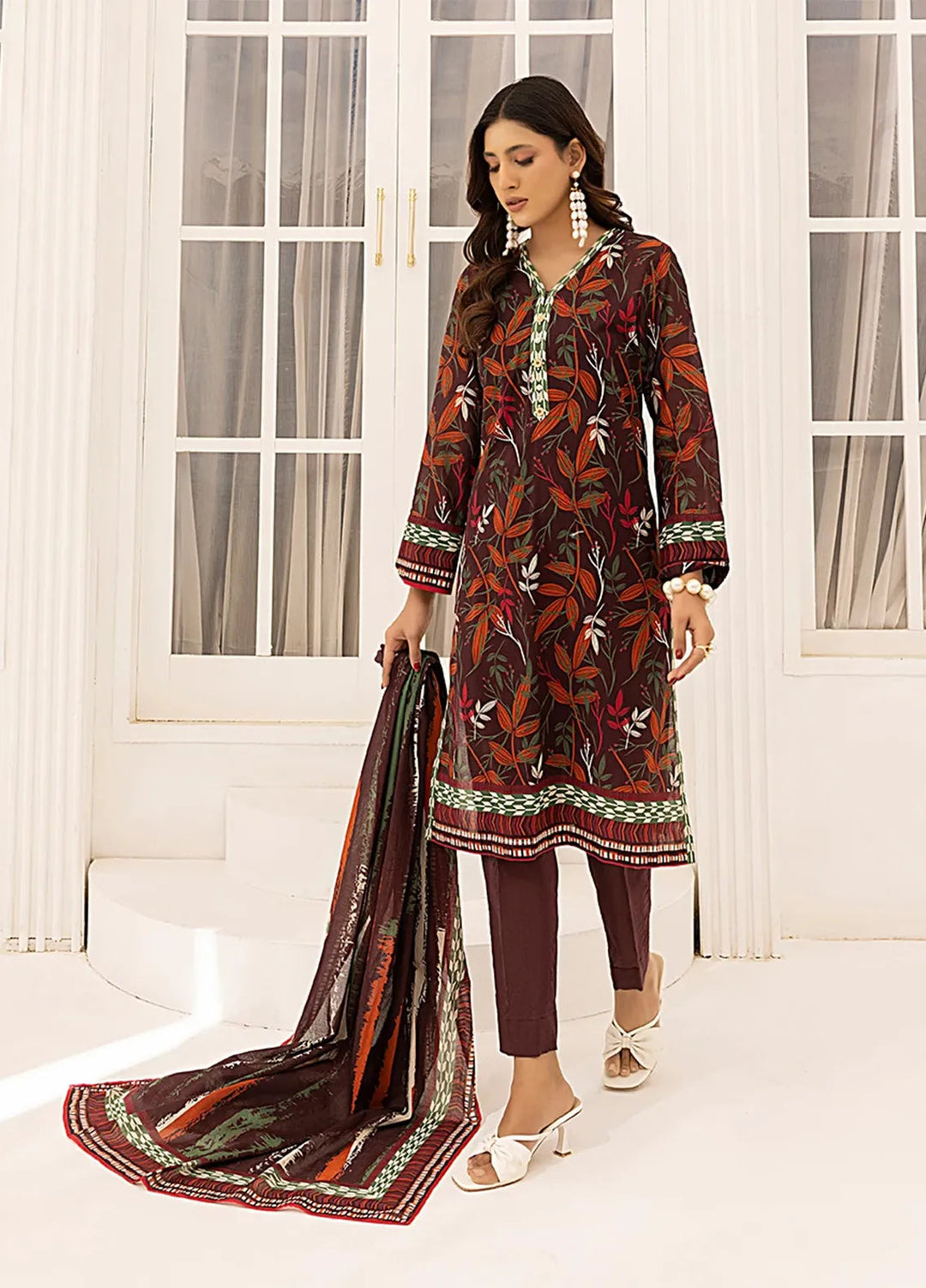 Salitex Printed Lawn Suits Unstitched 3 Piece SSW63UP066UT - Summer Collection