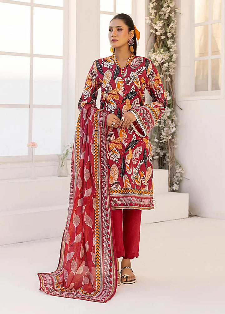 Salitex Printed Lawn Suits Unstitched 3 Piece SSW63UP067UT - Summer Collection