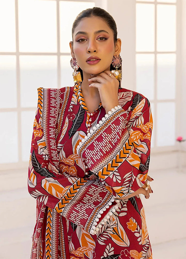 Salitex Printed Lawn Suits Unstitched 3 Piece SSW63UP067UT - Summer Collection