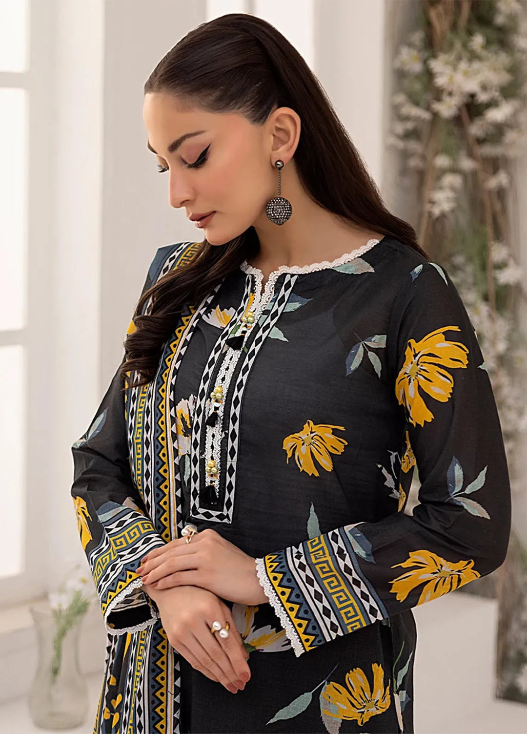 Salitex Printed Lawn Suits Unstitched 3 Piece SSW63UP068UT - Summer Collection