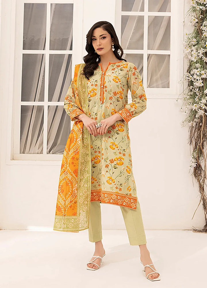 Salitex Printed Lawn Suits Unstitched 3 Piece SSW63UP069UT - Summer Collection