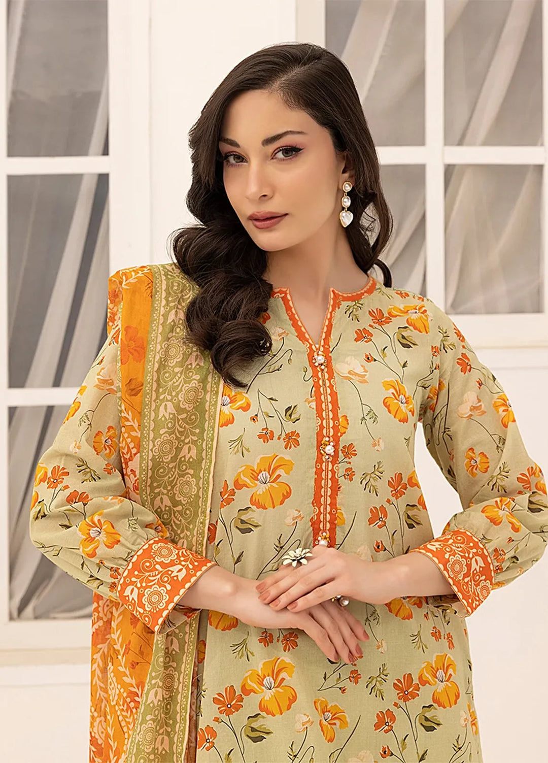 Salitex Printed Lawn Suits Unstitched 3 Piece SSW63UP069UT - Summer Collection