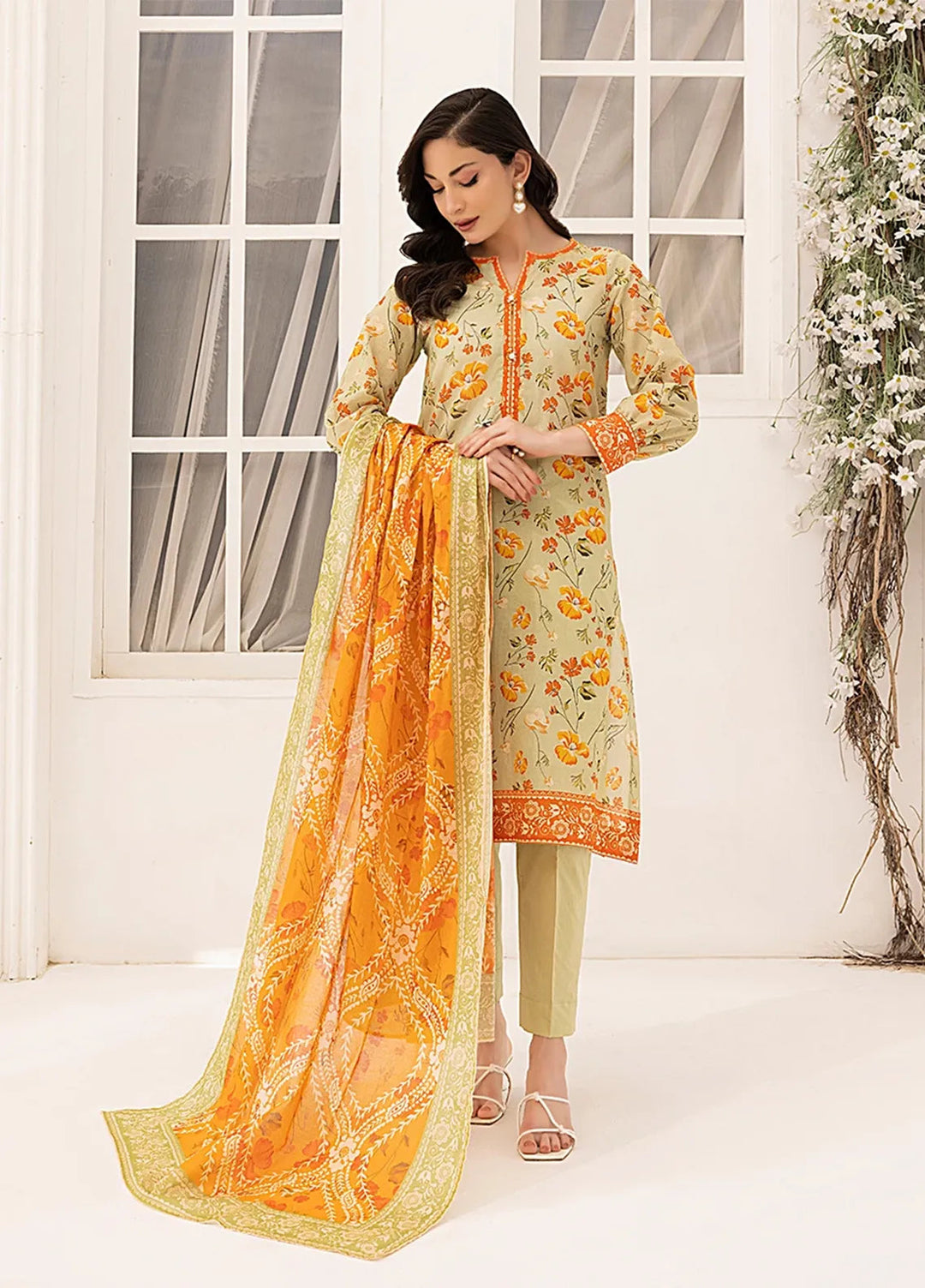 Salitex Printed Lawn Suits Unstitched 3 Piece SSW63UP069UT - Summer Collection