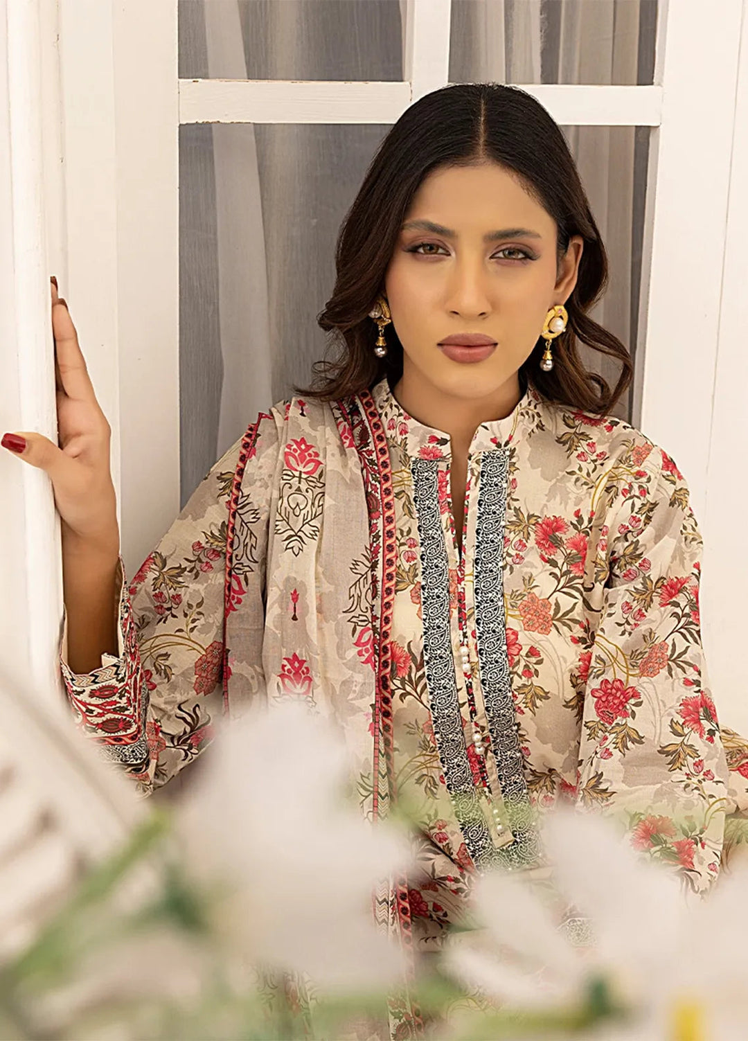 Salitex Printed Lawn Suits Unstitched 3 Piece SSW63UP070UT - Summer Collection