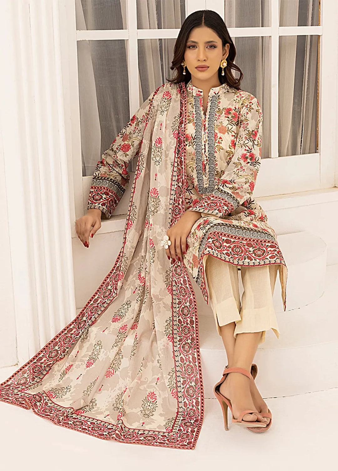 Salitex Printed Lawn Suits Unstitched 3 Piece SSW63UP070UT - Summer Collection