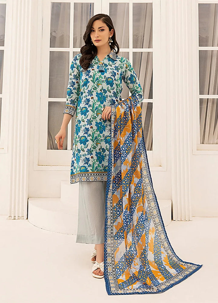 Salitex Printed Lawn Suits Unstitched 3 Piece SSW63UP072UT - Summer Collection