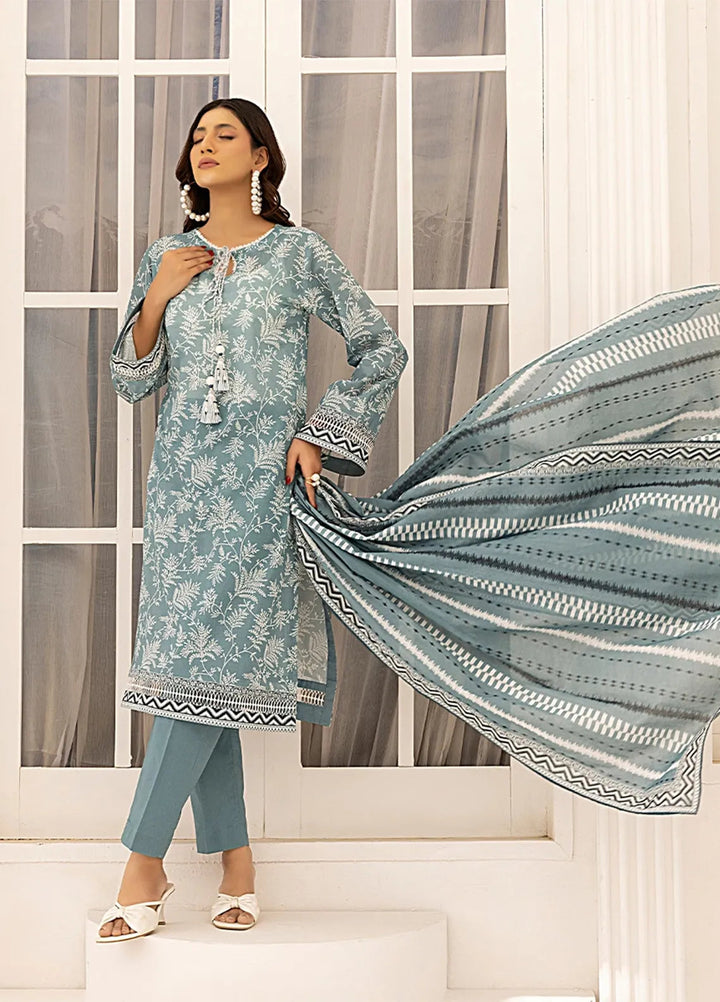 Salitex Printed Lawn Suits Unstitched 3 Piece SSW63UP075UT - Summer Collection
