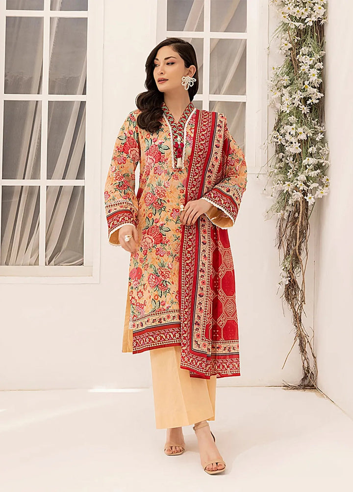 Salitex Printed Lawn Suits Unstitched 3 Piece SSW63UP076UT - Summer Collection