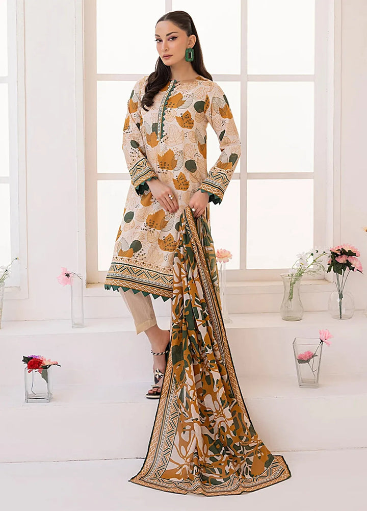 Salitex Printed Lawn Suits Unstitched 3 Piece SSW63UP081UT - Summer Collection