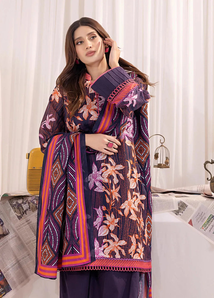 Salitex Printed Lawn Suits Unstitched 3 Piece SSW63UP130UT - Summer Collection