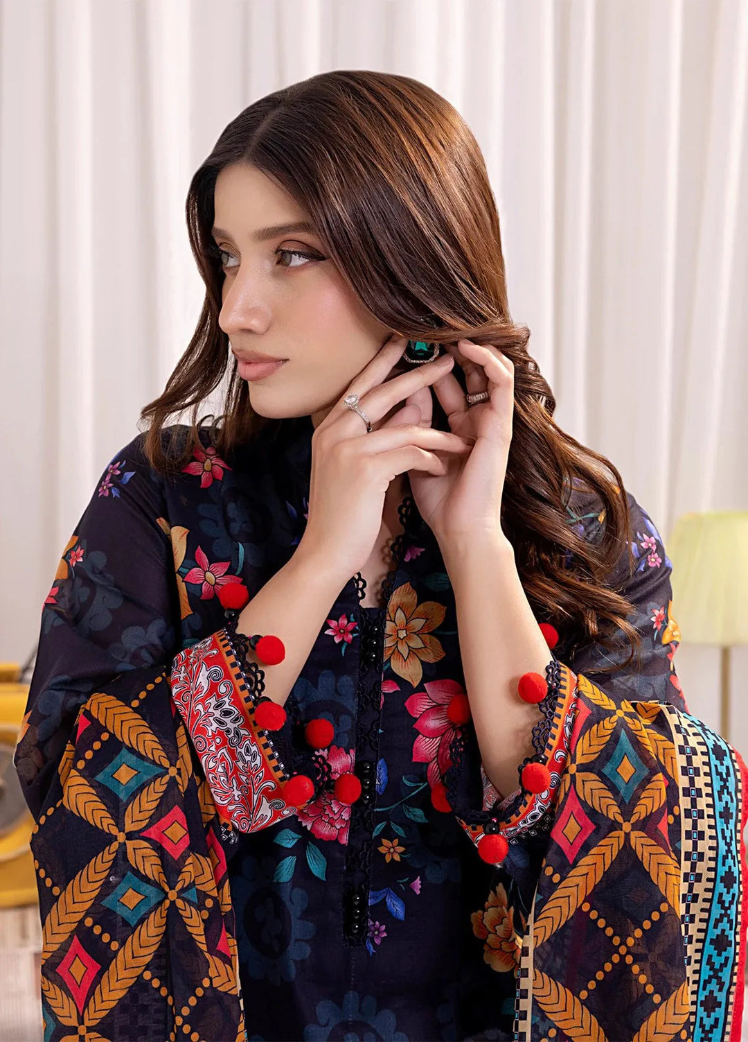 Salitex Printed Lawn Suits Unstitched 3 Piece SSW63UP131UT - Summer Collection