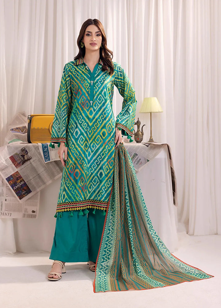 Salitex Printed Lawn Suits Unstitched 3 Piece SSW63UP132UT - Summer Collection