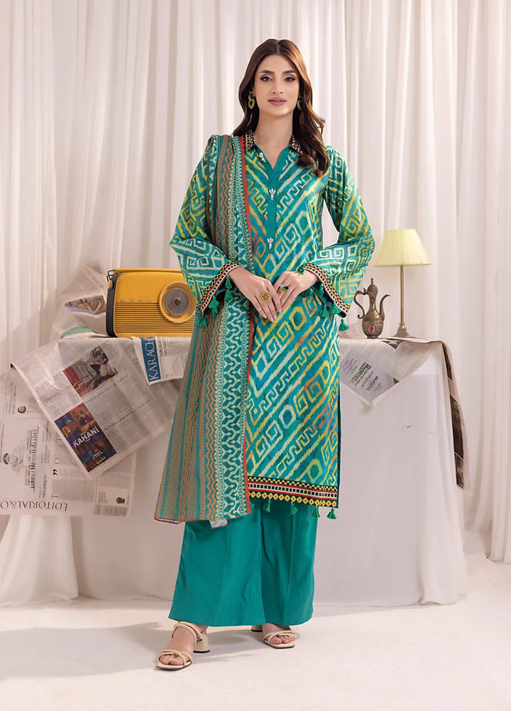 Salitex Printed Lawn Suits Unstitched 3 Piece SSW63UP132UT - Summer Collection