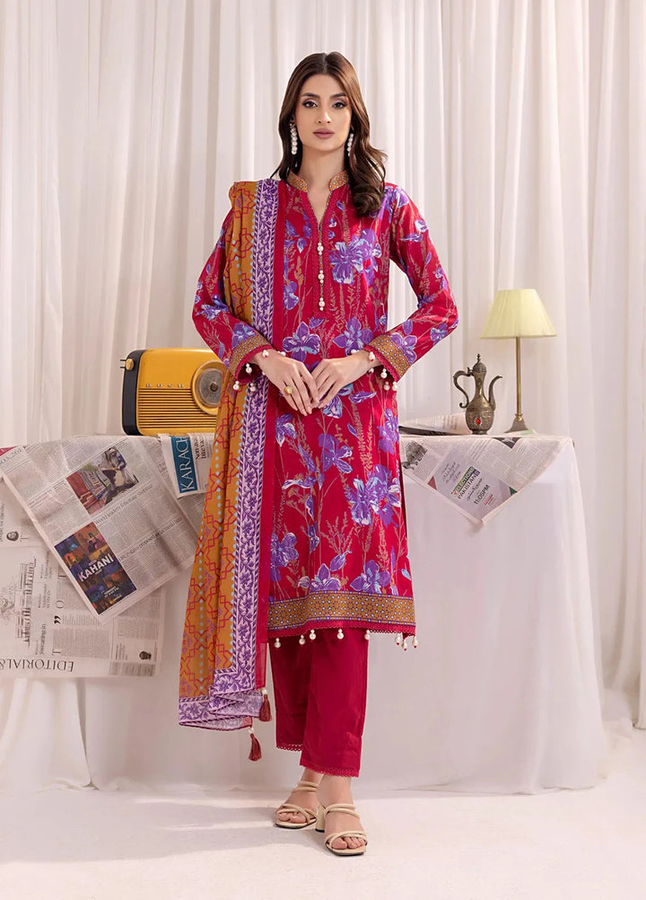 Salitex Printed Lawn Suits Unstitched 3 Piece SSW63UP134UT - Summer Collection