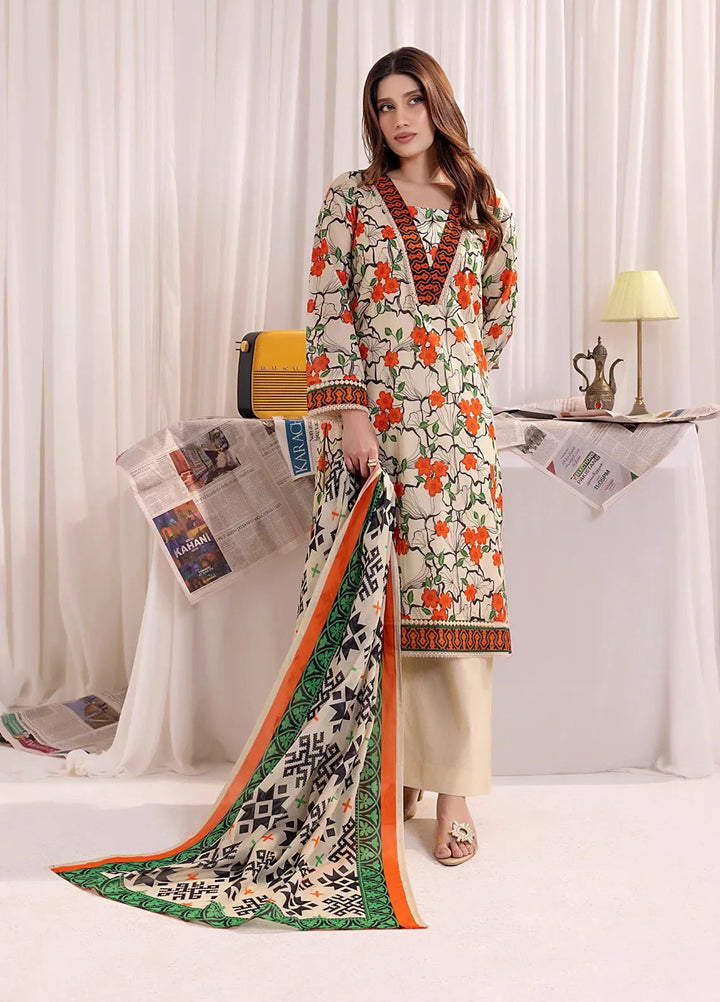 Salitex Printed Lawn Suits Unstitched 3 Piece SSW63UP136UT - Summer Collection