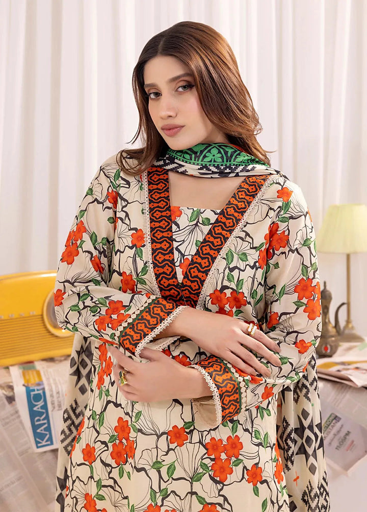 Salitex Printed Lawn Suits Unstitched 3 Piece SSW63UP136UT - Summer Collection
