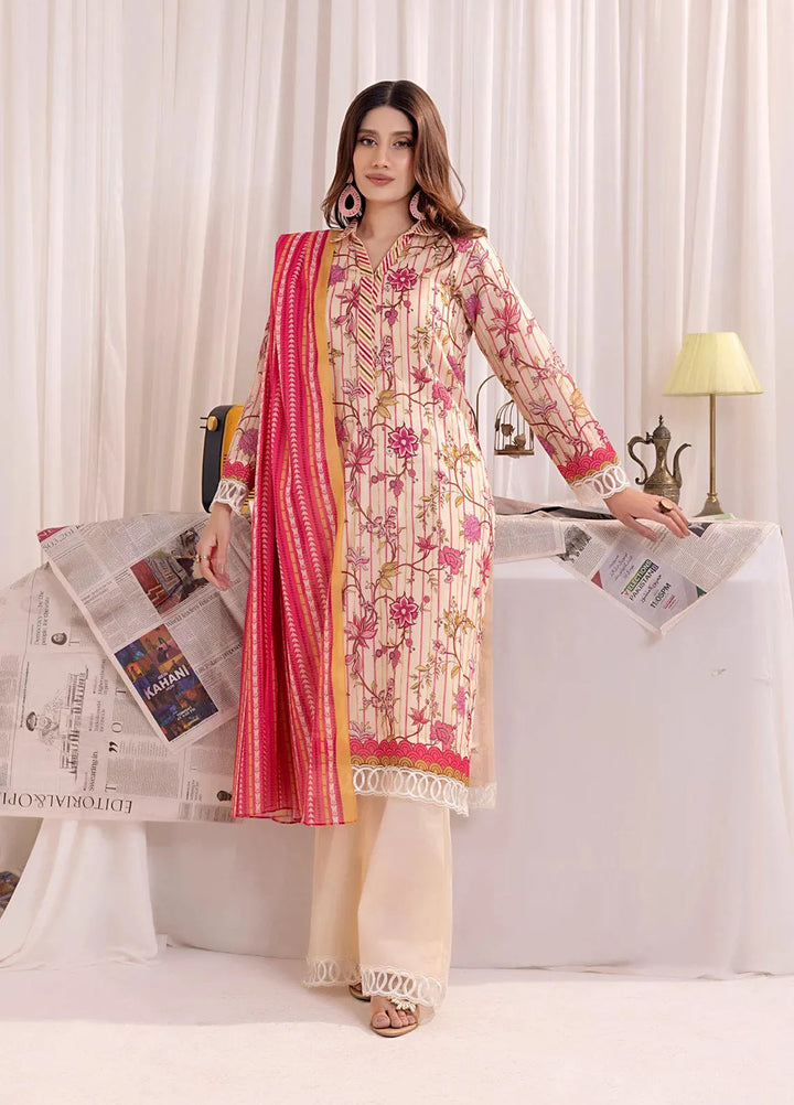 Salitex Printed Lawn Suits Unstitched 3 Piece SSW63UP138UT - Summer Collection