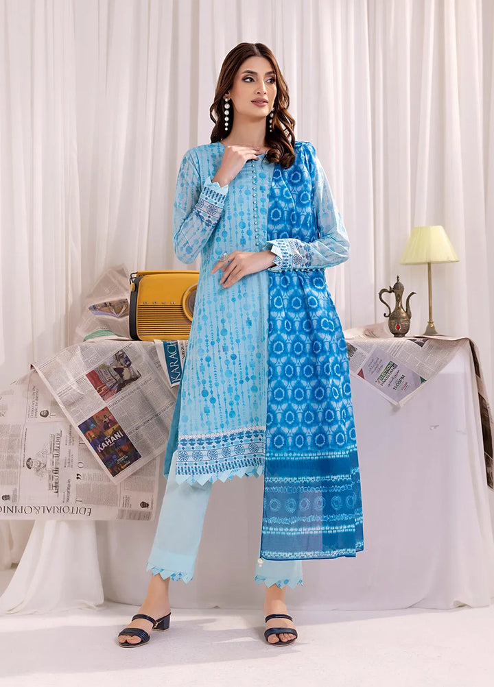 Salitex Printed Lawn Suits Unstitched 3 Piece SSW63UP140UT - Summer Collection
