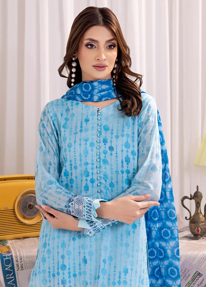Salitex Printed Lawn Suits Unstitched 3 Piece SSW63UP140UT - Summer Collection