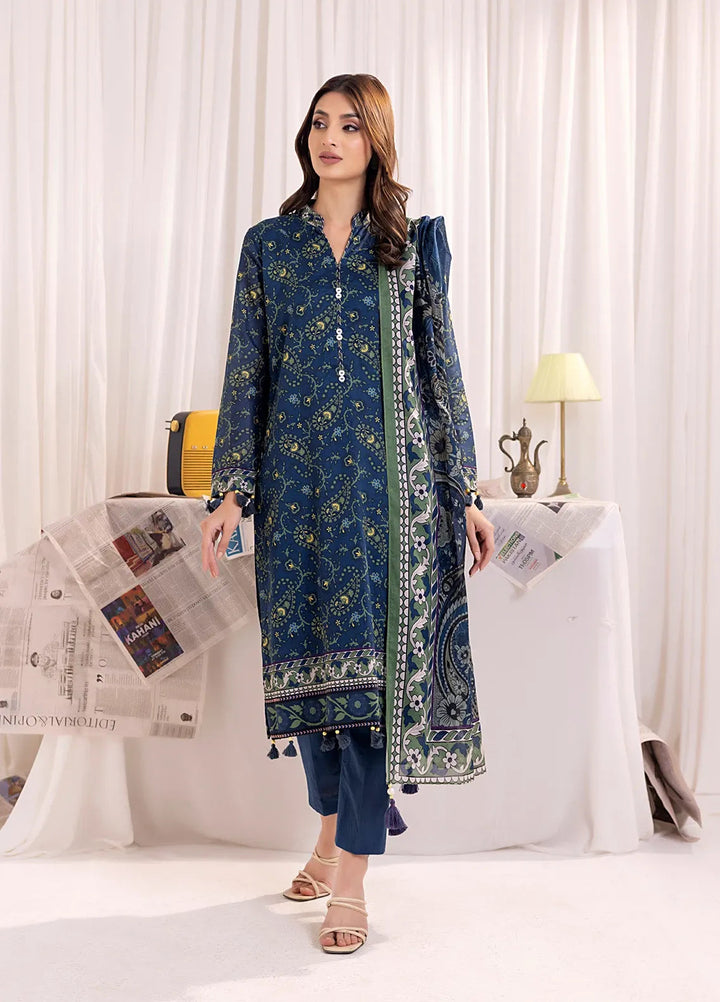 Salitex Printed Lawn Suits Unstitched 3 Piece SSW63UP143UT - Summer Collection
