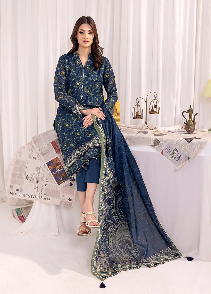 Salitex Printed Lawn Suits Unstitched 3 Piece SSW63UP143UT - Summer Collection