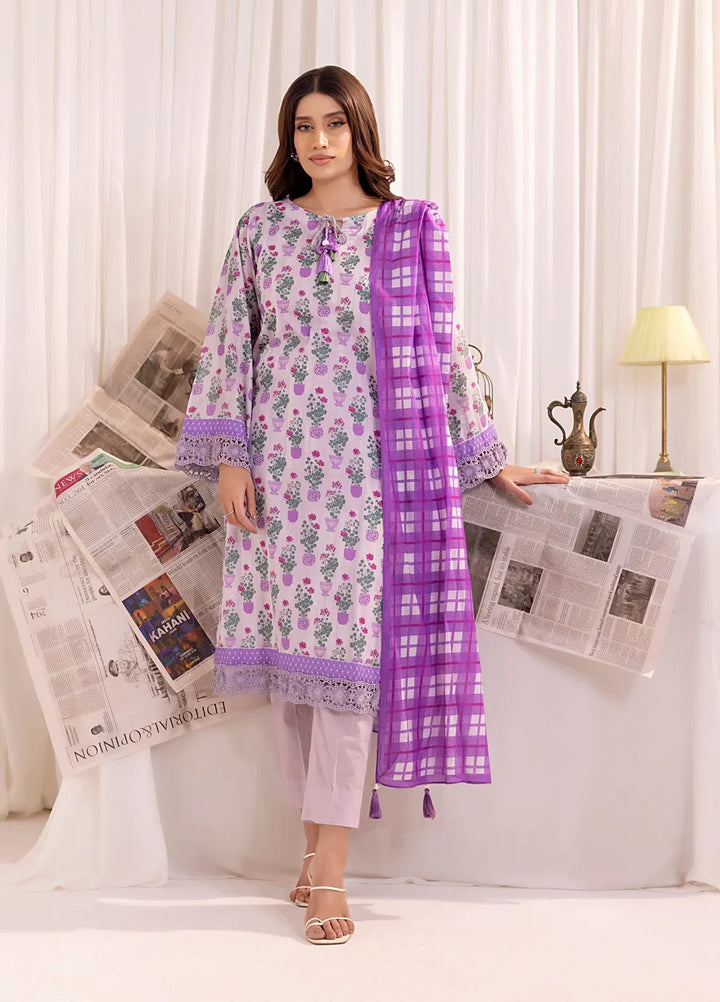 Salitex Printed Lawn Suits Unstitched 3 Piece SSW63UP144UT - Summer Collection