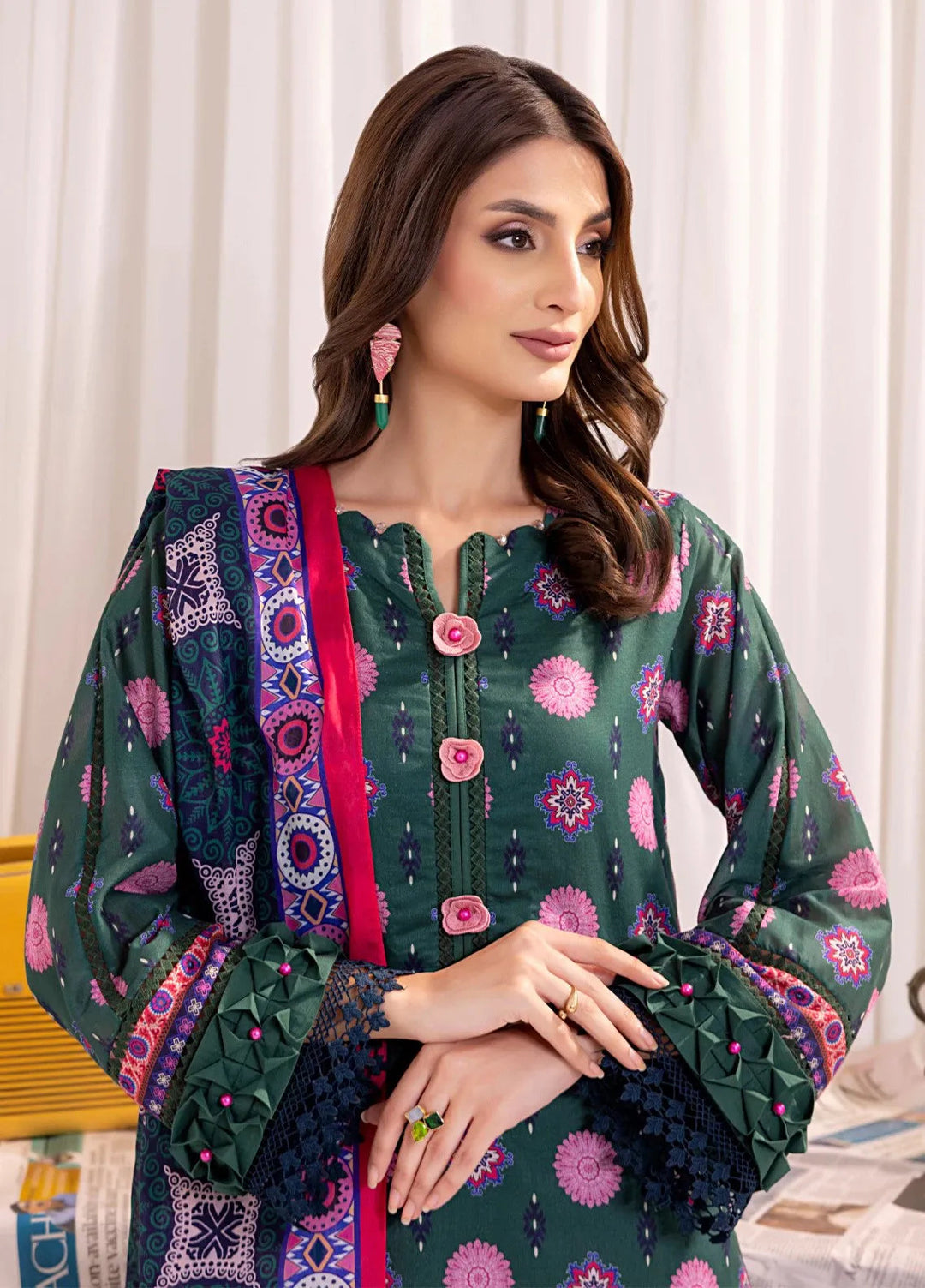 Salitex Printed Lawn Suits Unstitched 3 Piece SSW63UP145UT - Summer Collection