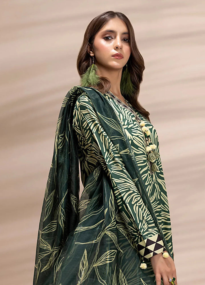 Salitex Printed Silk Lawn Suits Unstitched 3 Piece SUNS25ASI147UT - Summer Collection