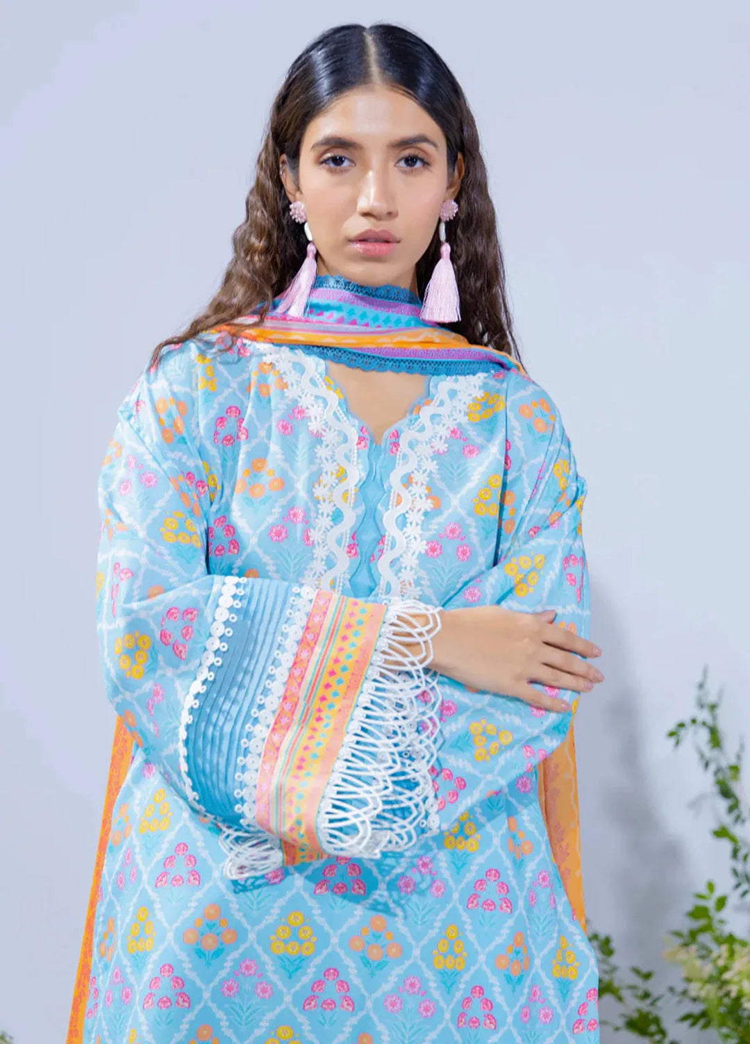 Salitex Printed Silk Lawn Suits Unstitched 3 Piece WUS3BS24SI10UT - Festive Collection