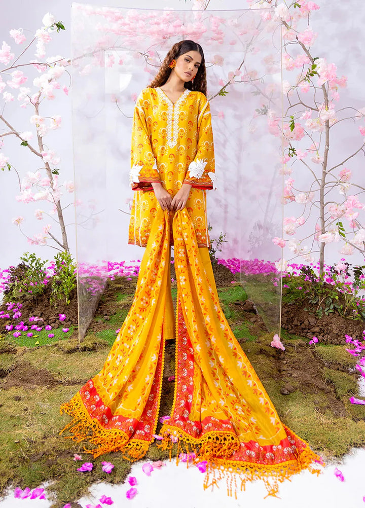 Salitex Printed Silk Lawn Suits Unstitched 3 Piece WUS3BS24SI11UT - Festive Collection