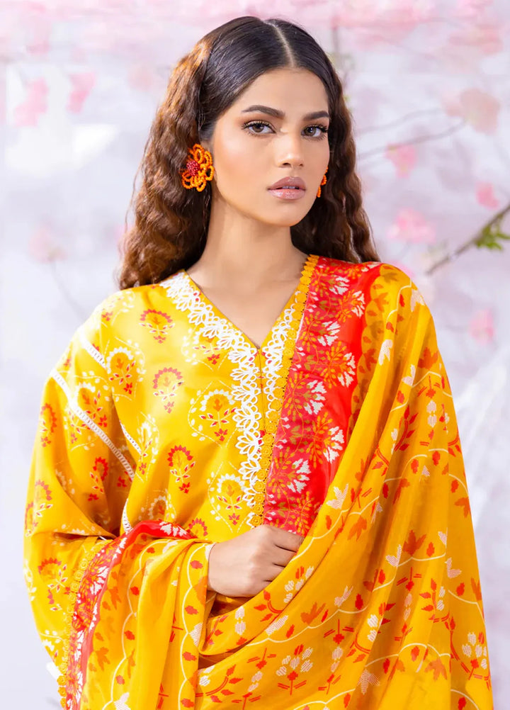 Salitex Printed Silk Lawn Suits Unstitched 3 Piece WUS3BS24SI11UT - Festive Collection