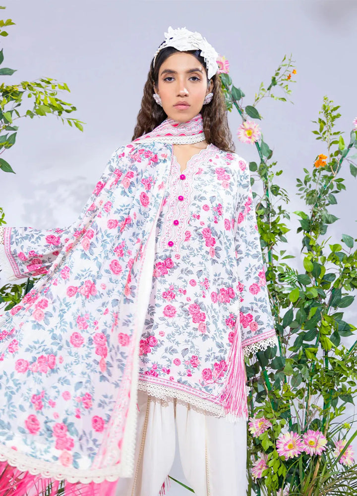 Salitex Printed Silk Lawn Suits Unstitched 3 Piece WUS3BS24SI15UT - Festive Collection