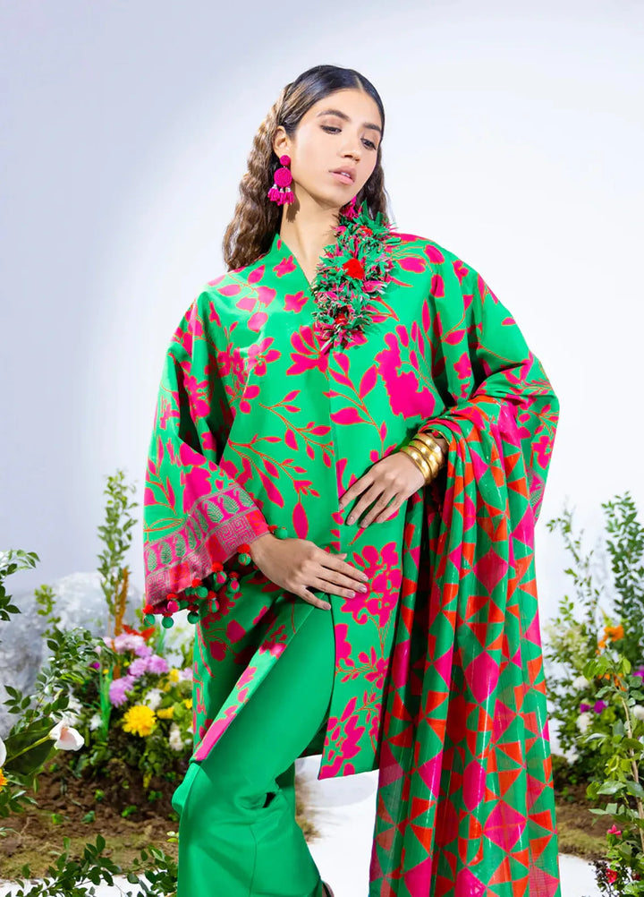 Salitex Printed Silk Lawn Suits Unstitched 3 Piece WUS3BS24SI4UT - Festive Collection
