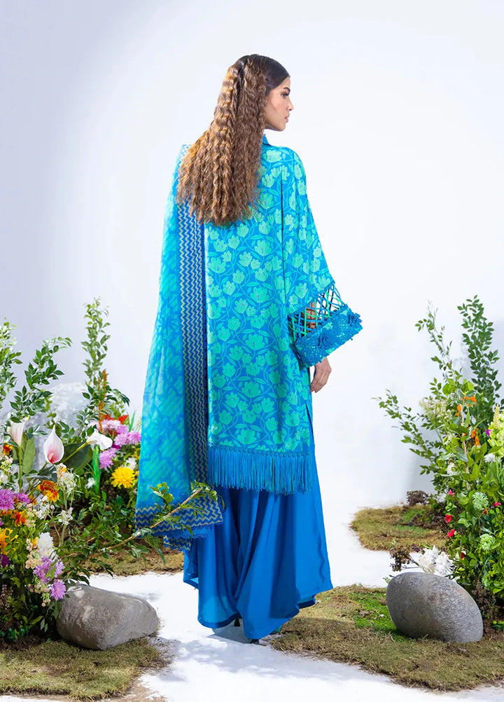 Salitex Printed Silk Lawn Suits Unstitched 3 Piece WUS3BS24SI5UT - Festive Collection