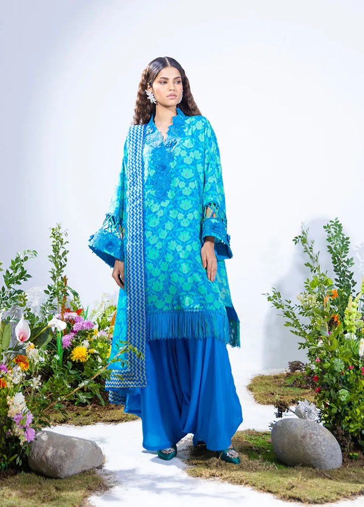 Salitex Printed Silk Lawn Suits Unstitched 3 Piece WUS3BS24SI5UT - Festive Collection