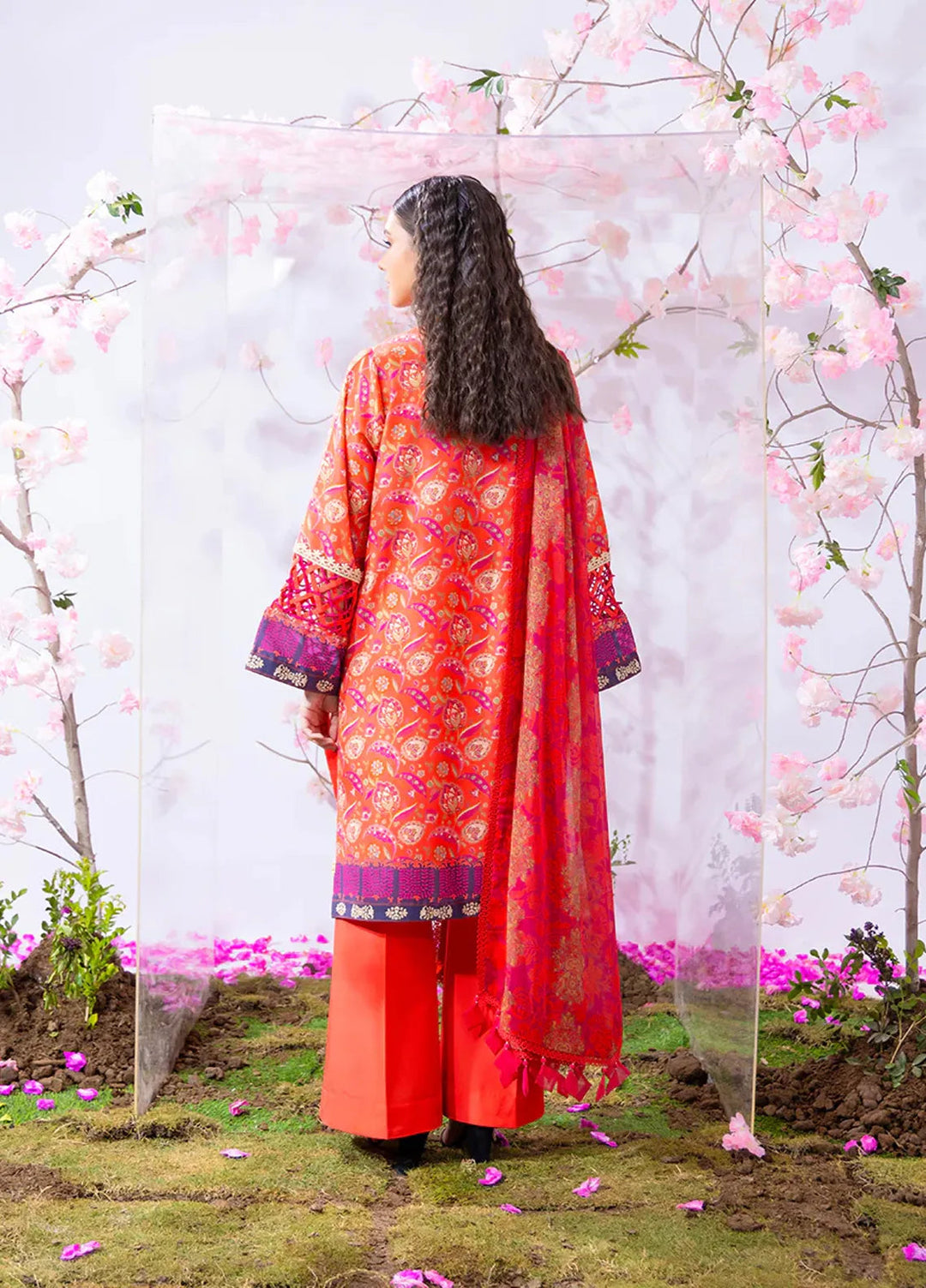 Salitex Printed Silk Lawn Suits Unstitched 3 Piece WUS3BS24SI7UT - Festive Collection