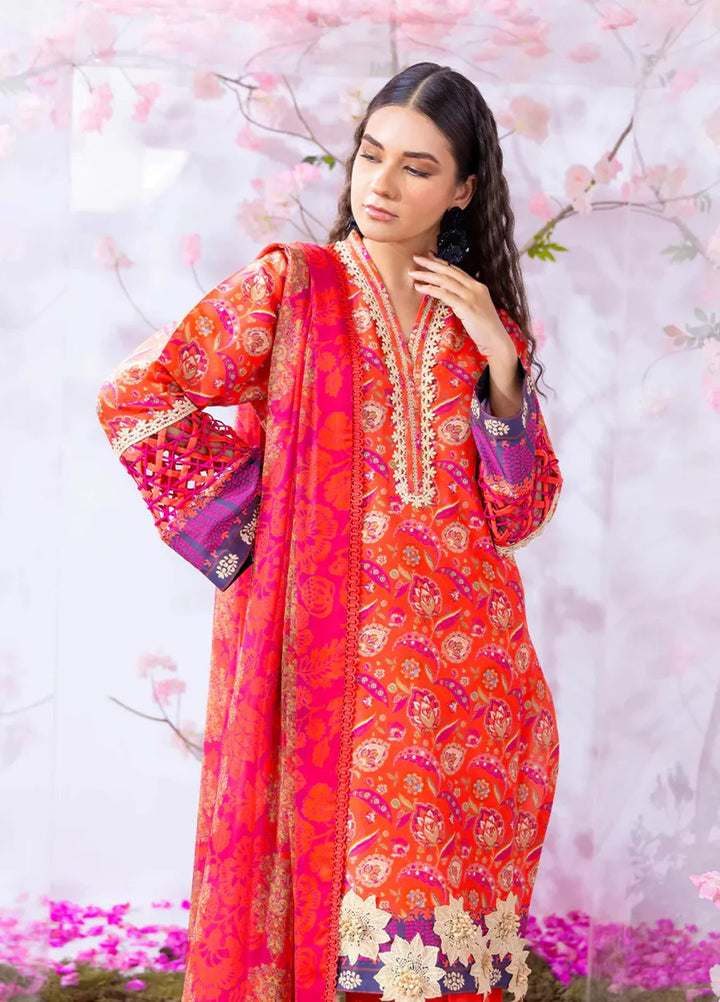 Salitex Printed Silk Lawn Suits Unstitched 3 Piece WUS3BS24SI7UT - Festive Collection