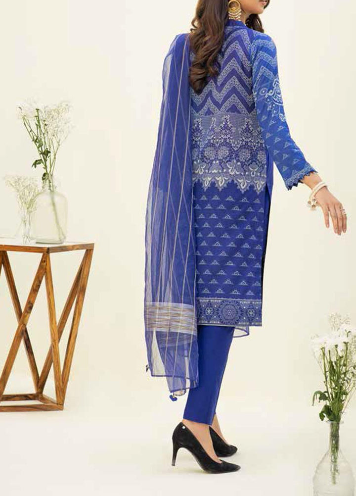 Salitex Embroidered Lawn Suits Unstitched 3 Piece SL21SF WK-00777 - Festive Collection