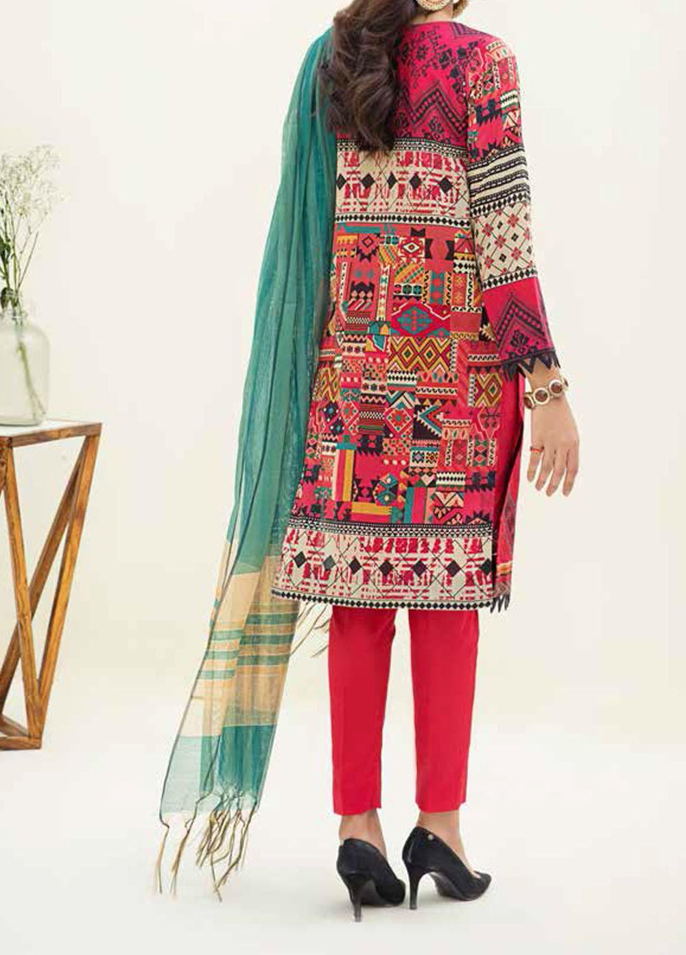 Salitex Embroidered Lawn Suits Unstitched 3 Piece SL21SF WK-00780 - Festive Collection