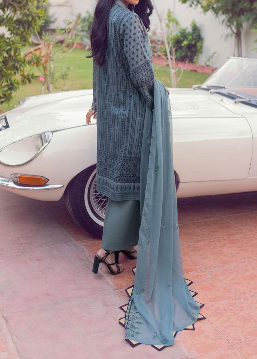 Shades of Festive By Salitex Embroidered Lawn Suits Unstitched 3 Piece ST22SF WK-01013UT - Eid Collection